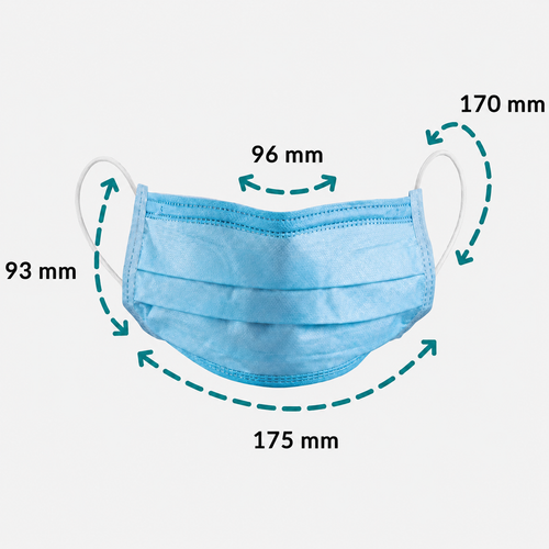 Surgical Face Mask Adult - 2000 units